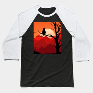 cat on the tree Baseball T-Shirt